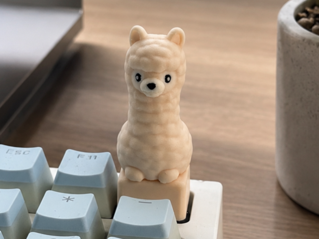 アルパカのキーキャップ