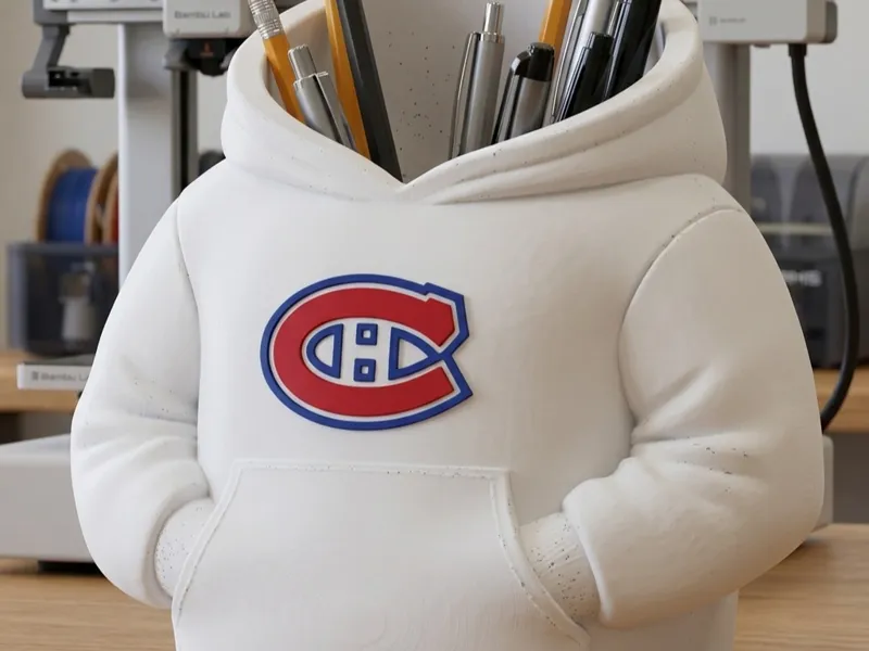 MONTREAL CANADIENS HOODIE PEN HOLDER / ORGANIZER