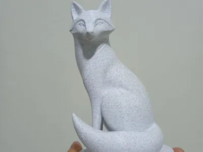 Marble Lunar Fox