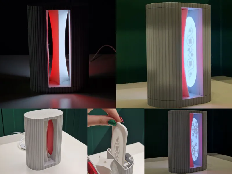 Modern Night Lamp from Led Panels KC009 Kit Light