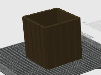 Tissue Box Cover Wide Wood