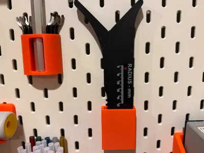 Skadis holder for Radius Gauge