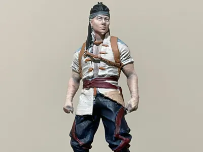 Liu Kang - High-Detail Miniature 0.2mm Nozzle