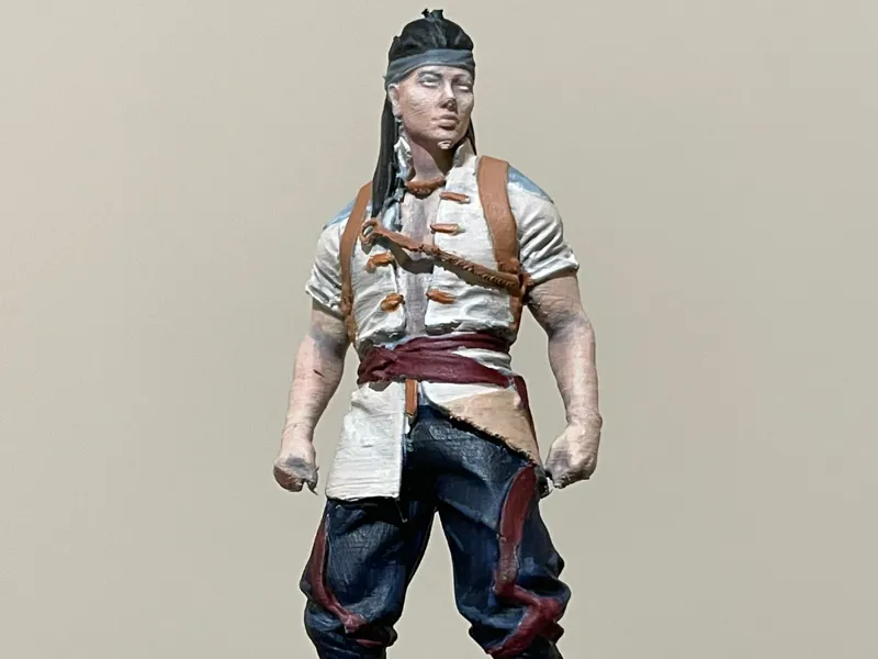 Liu Kang - High-Detail Miniature 0.2mm Nozzle