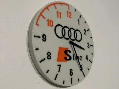 clock ZEGAR  AUDI sline garage