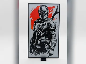 Cuadro decorativo en 3D: The Mandalorian HueForge Print — vista de referencia 5