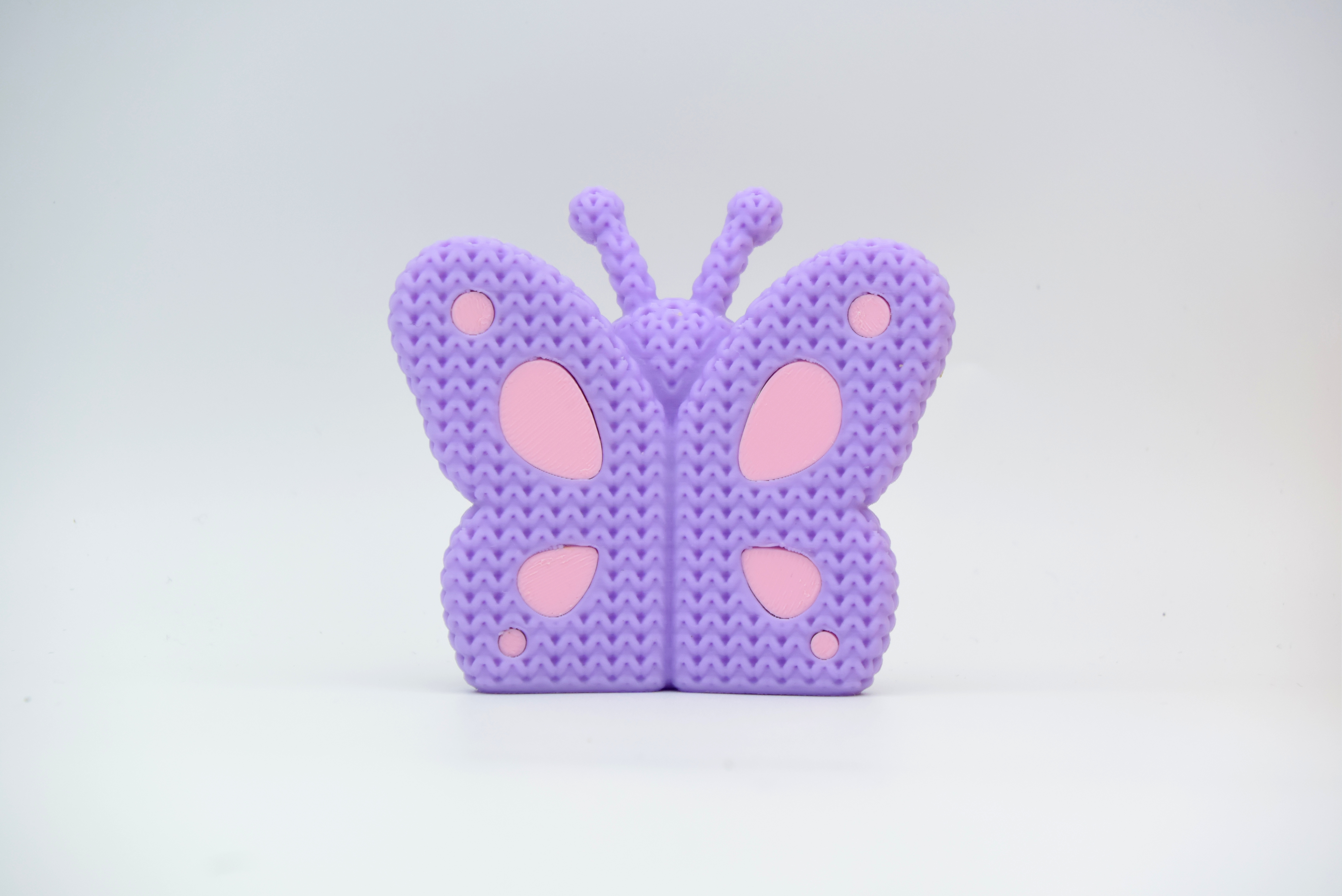 Llavero mariposa tejida — imagen 3 de impresión 3D