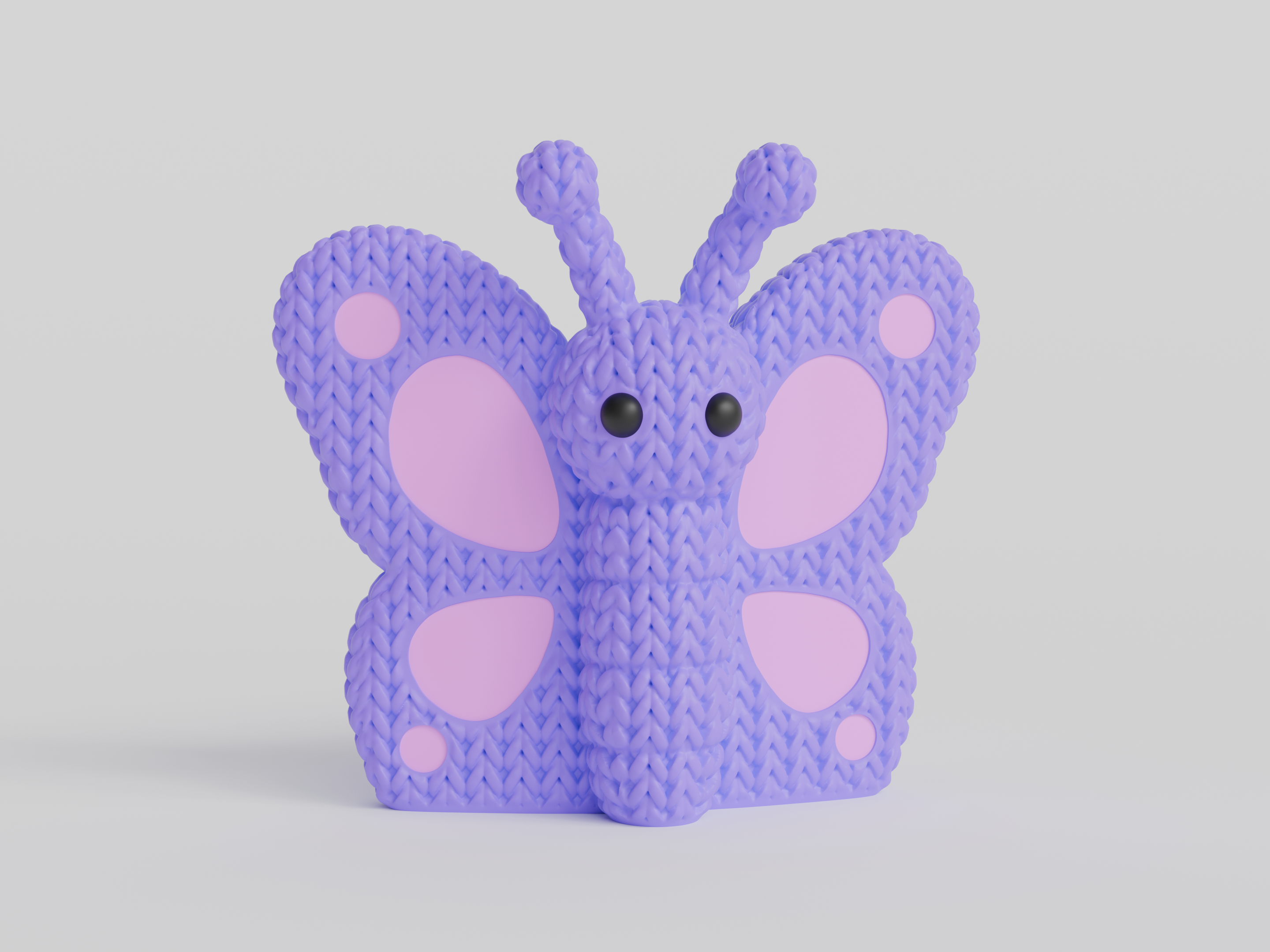 Llavero mariposa tejida — imagen 4 de impresión 3D