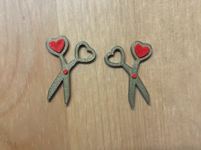 scissor earrings