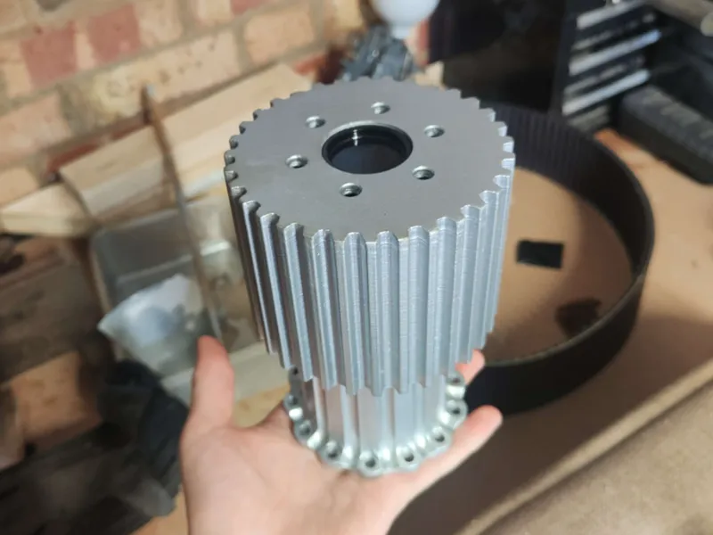 Blower snout + pulley