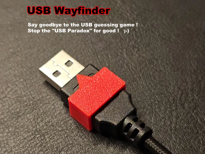 USB Wayfinder, Flip-No-More