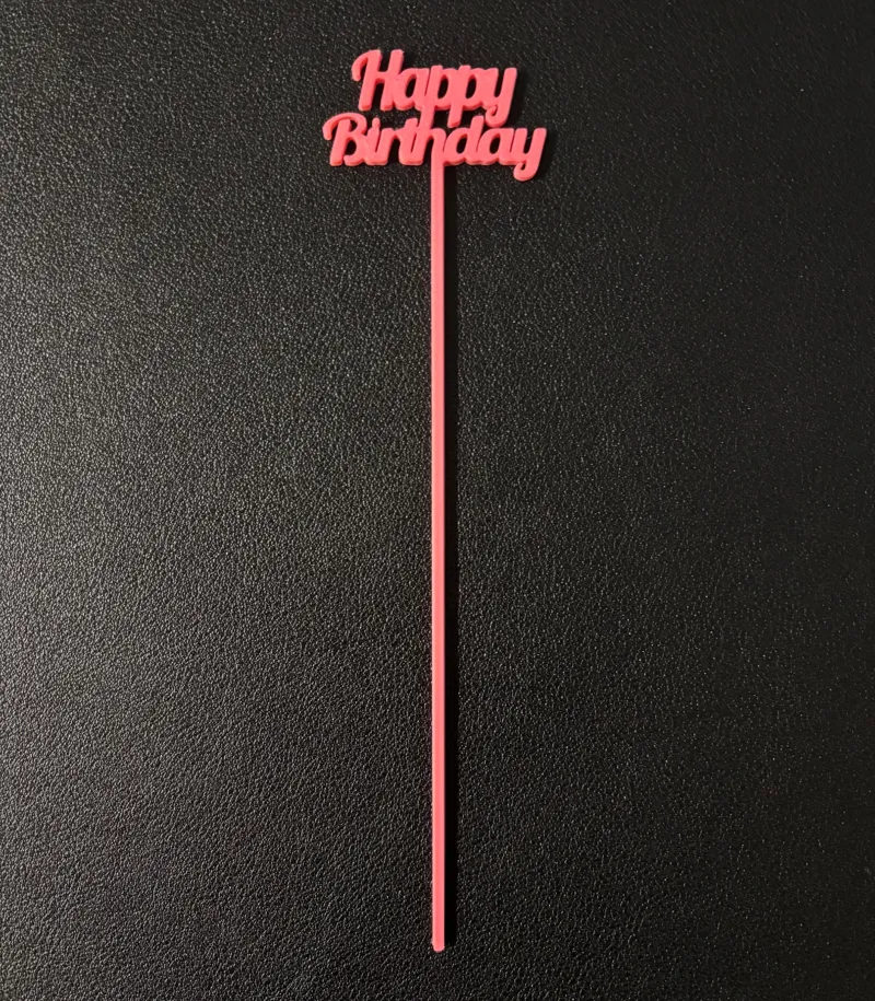 Happy Birthday Stecker Stab15cm lang (4,2cm breit)