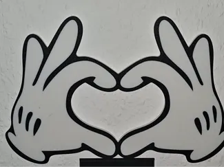 Disney Micky Hand Herz