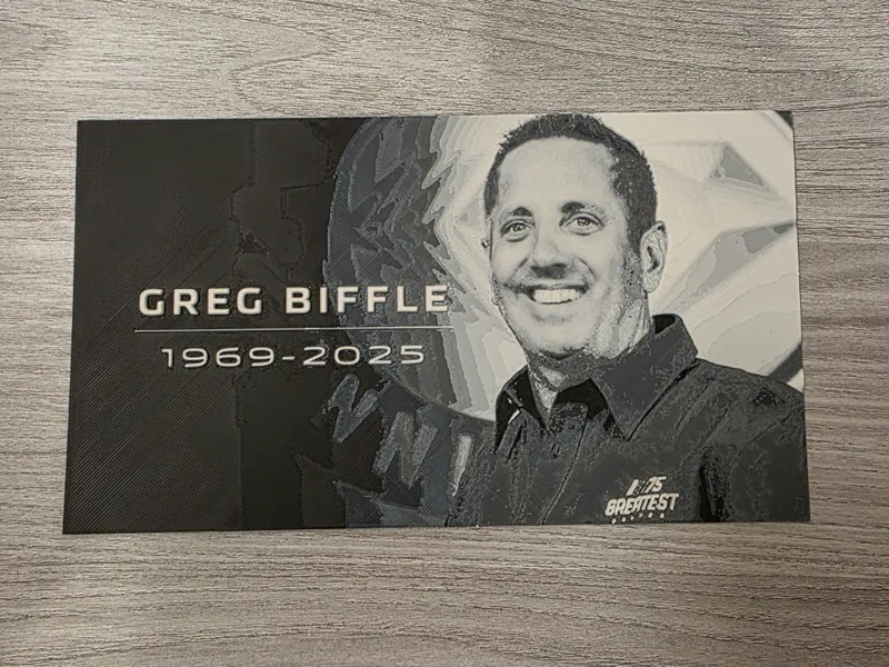 Greg Biffle Hueforge