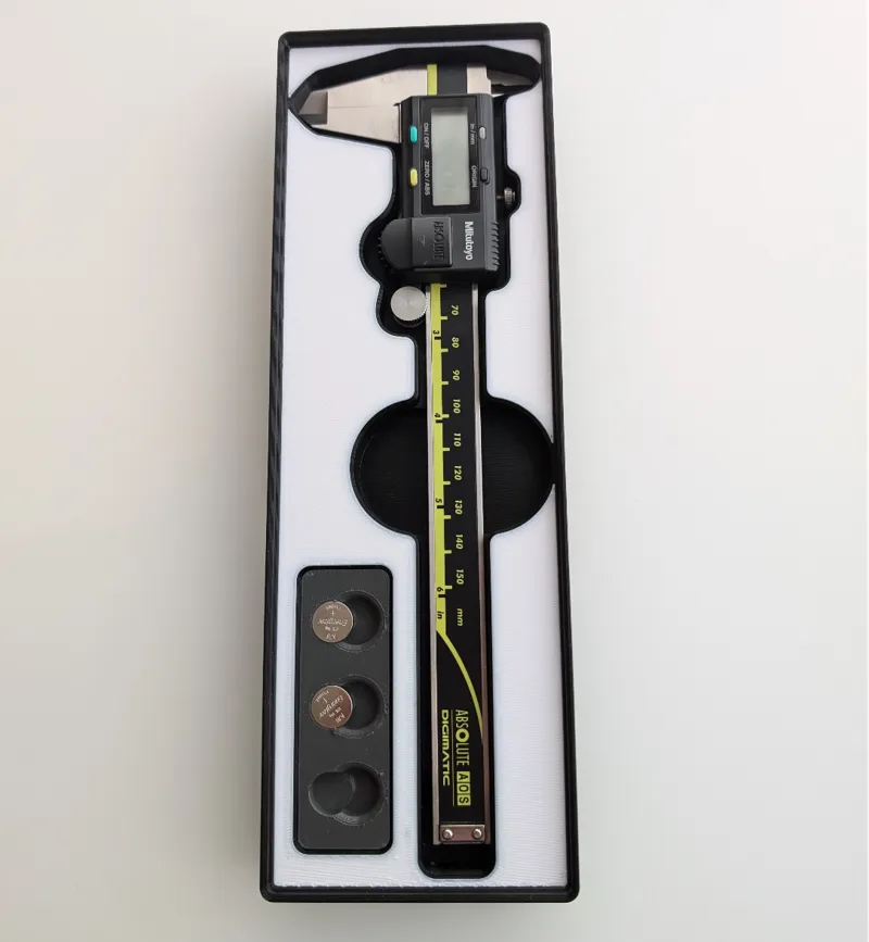 Mitutoyo Digi 150mm caliper 2x6 Gridfinity holder