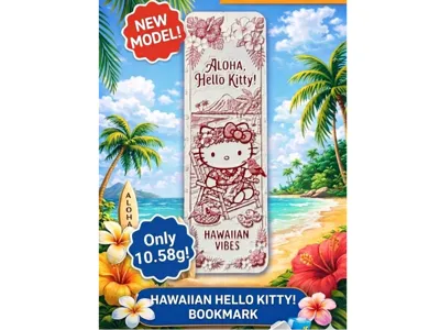 Hawaiian Hello Kitty Bookmark