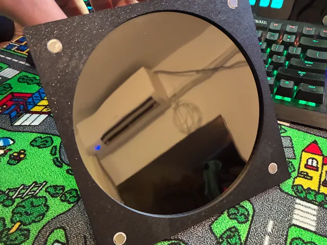 Solar foil holder for camera lens