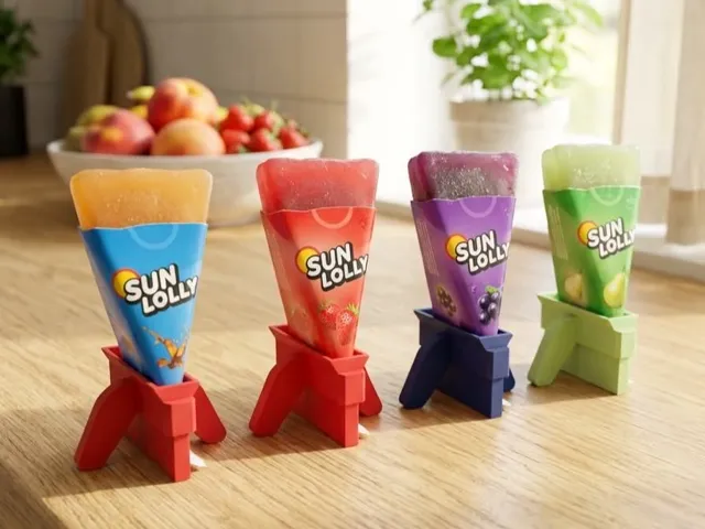 Self-Standing Freeze Pop Holder Sun Lolly