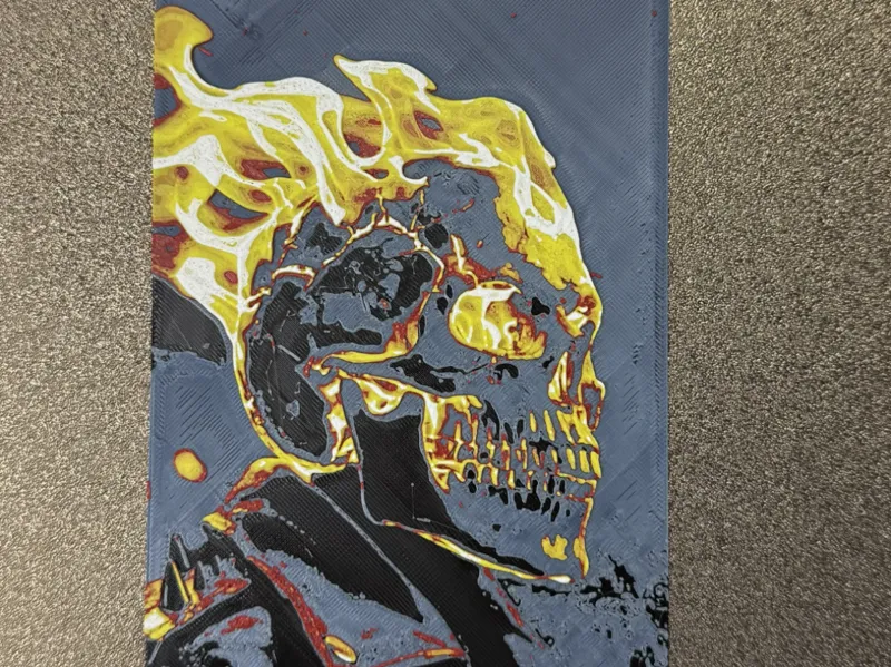 Ghost Rider hueforge