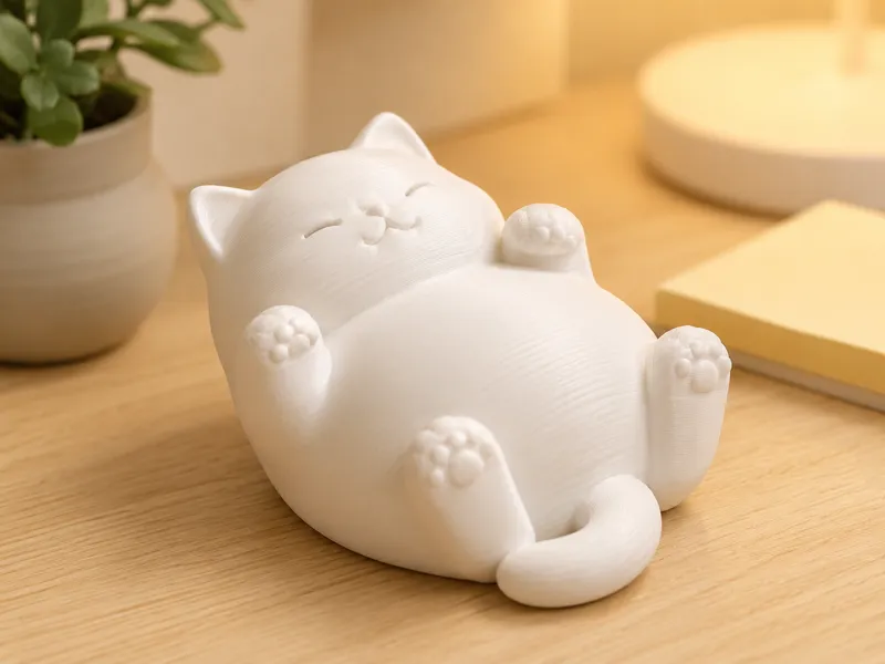 翻肚皮小猫