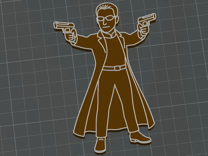 Neo from MAtrix movie like Gingerbread