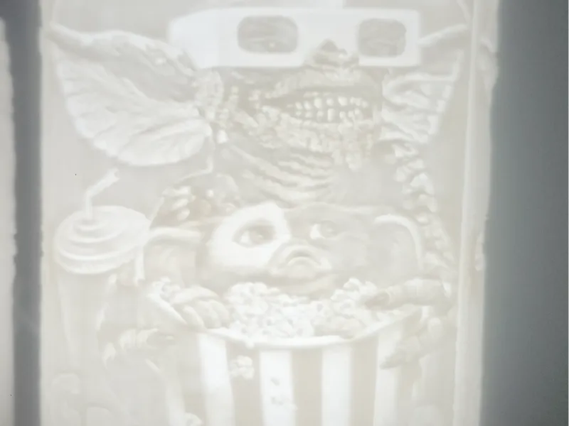 Gremlins Lithophane Lamp