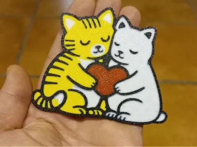 Sant Valentine's love cats