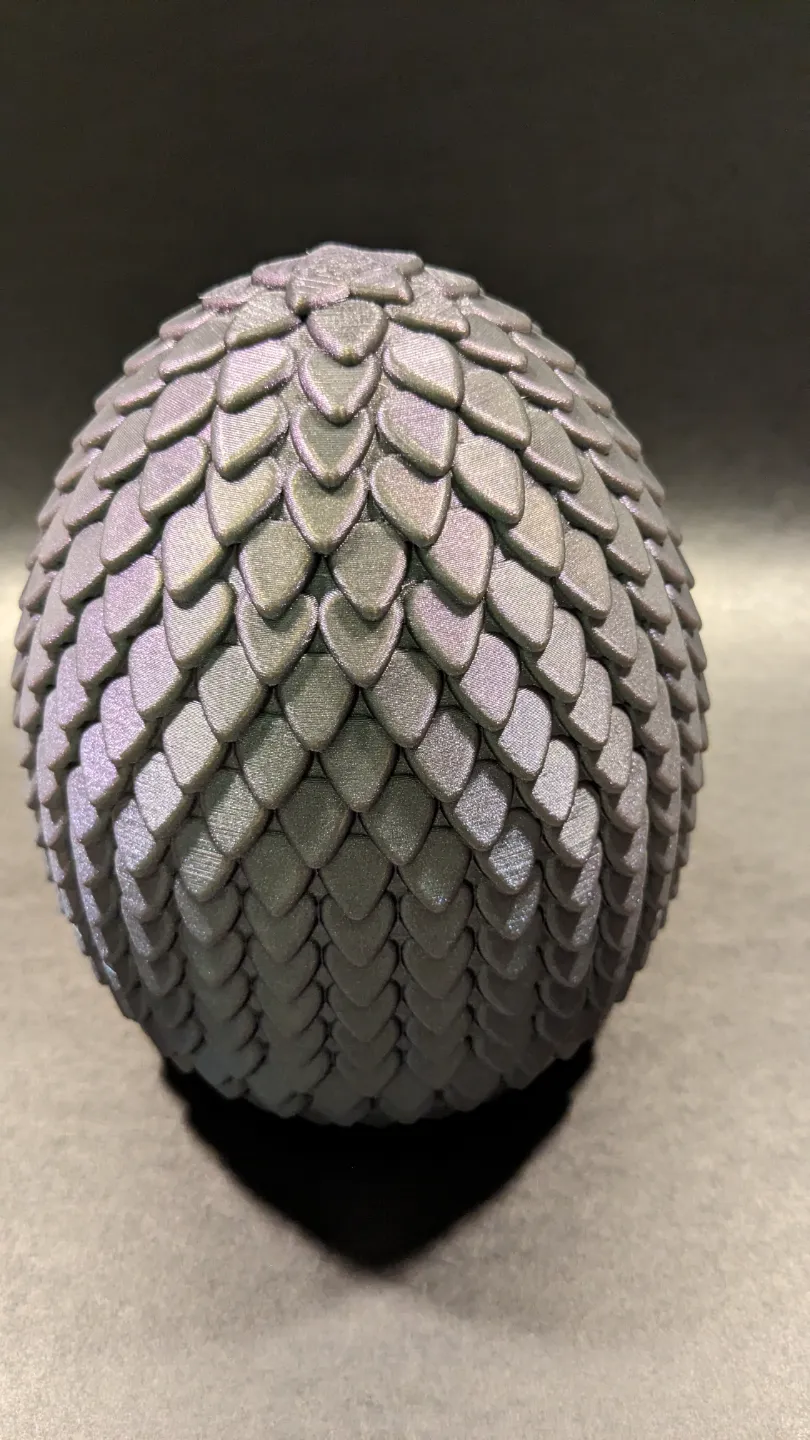 Scaly Dragon Egg with Threads view 3