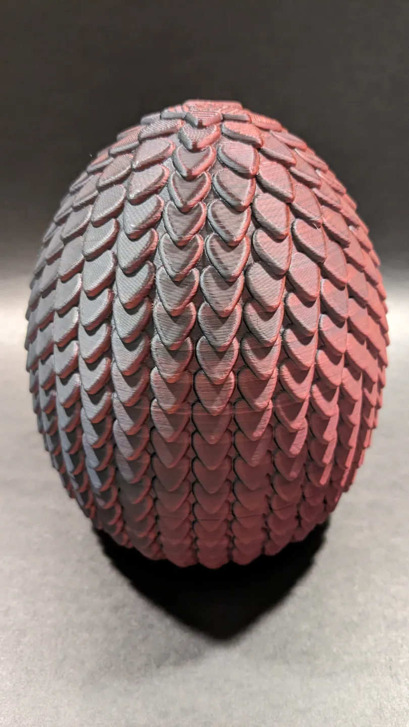 Scaly Dragon Egg with Threads view 4
