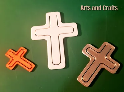 A cross as a bookmark or paperclip