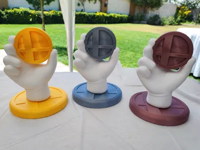 Super Smash Bros Trophy - Master Hand