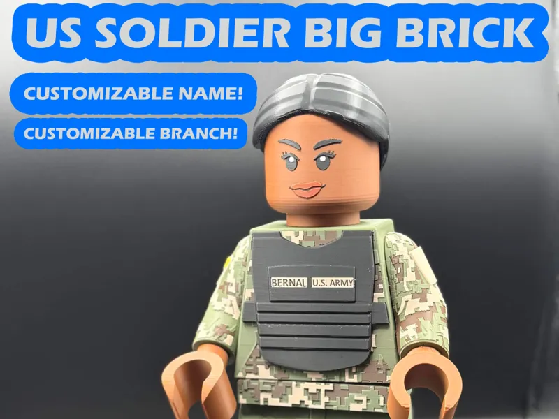 Military Big Brick 500% (male and female versions)