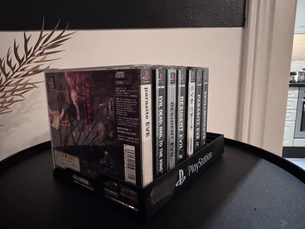 PSX Game Rack - Free 3D Print Model - MakerWorld