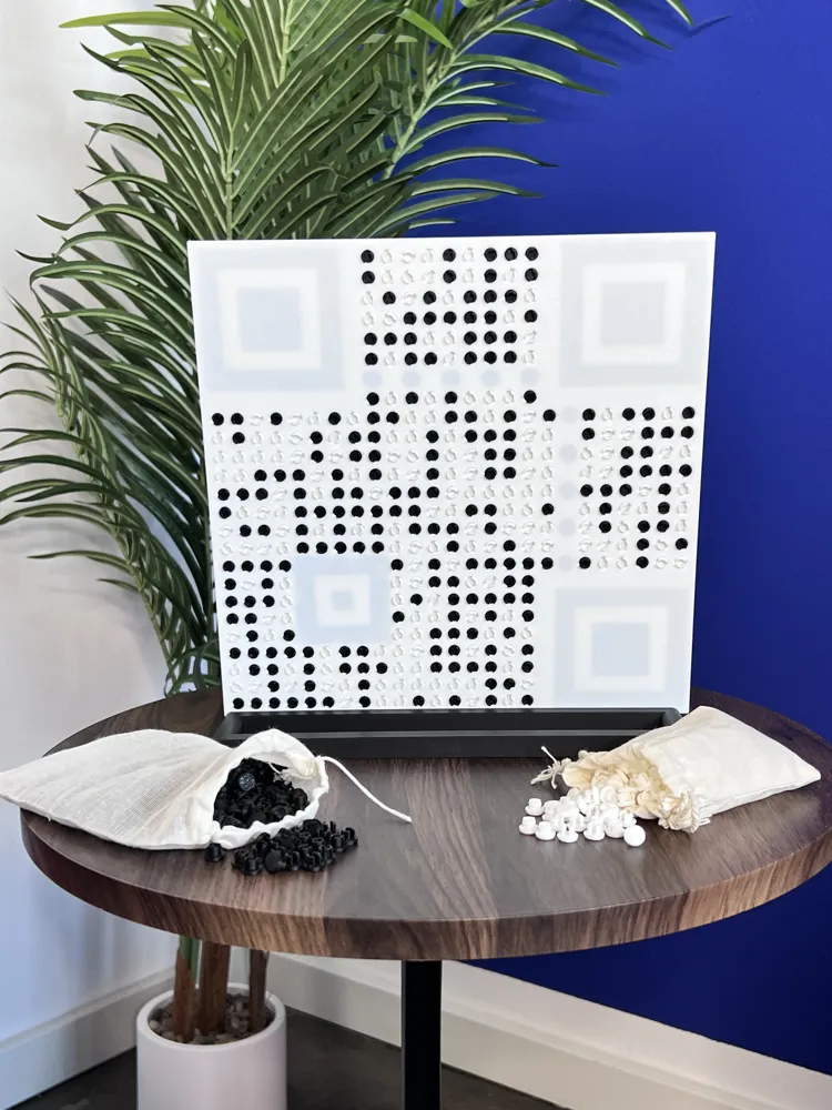 QR Code Builder Kit: Build A Physical QR Code - Free 3D Print Model ...