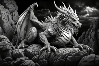 Alter Drache / old dragon