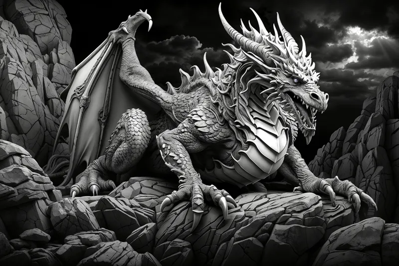 Alter Drache / old dragon