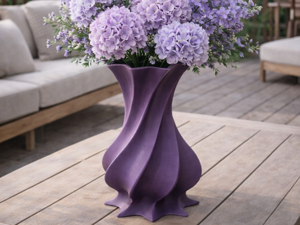 Spiral Twist Vase