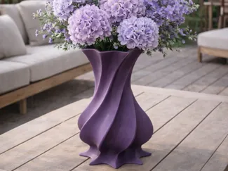 Spiral Twist Vase
