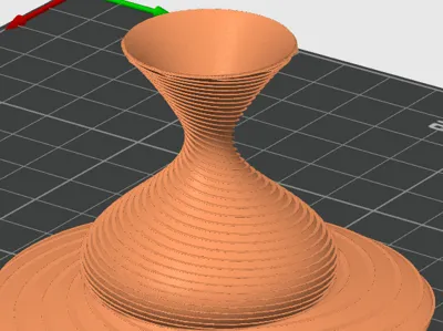 Vase with built - in base