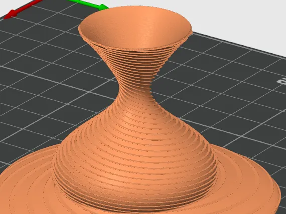 Vase with built - in base