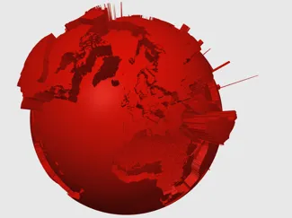 Globe of consumption based CO2 emissions/capita