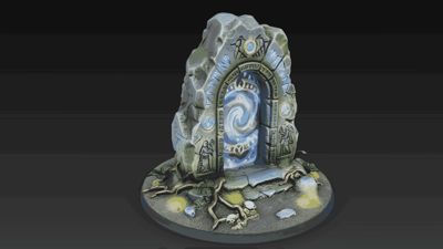 DnD / Draw Steel Portal Stone on Base Plate