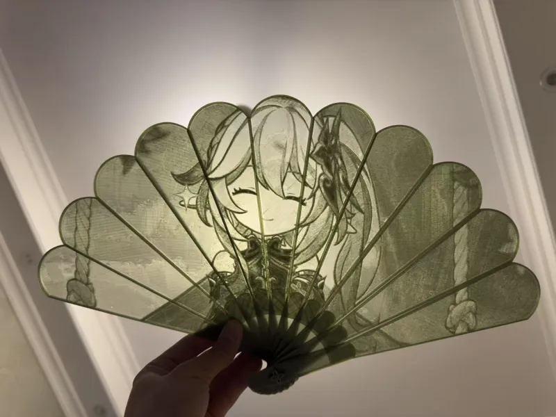 纳西妲透光折扇（两款）
