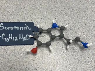 Serotonin. Accurate, from crystal structure data
