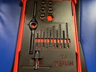 Milwaukee SAE Tap and Die set packout holder