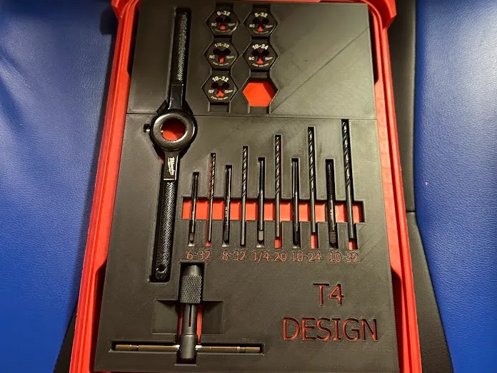 Milwaukee SAE Tap and Die set packout holder