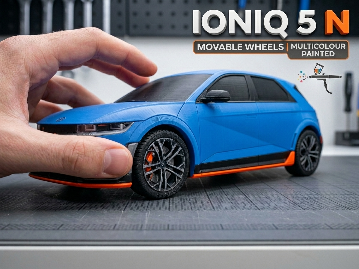Hyundai Ioniq 5 N - 1:47 Scale w/ Movable Tires