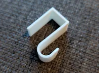 Crochet pour porte de placard (épaisseur 1,8 cm) — photo 2