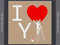 Der Maler / I Love You V2 / 3-Farben
