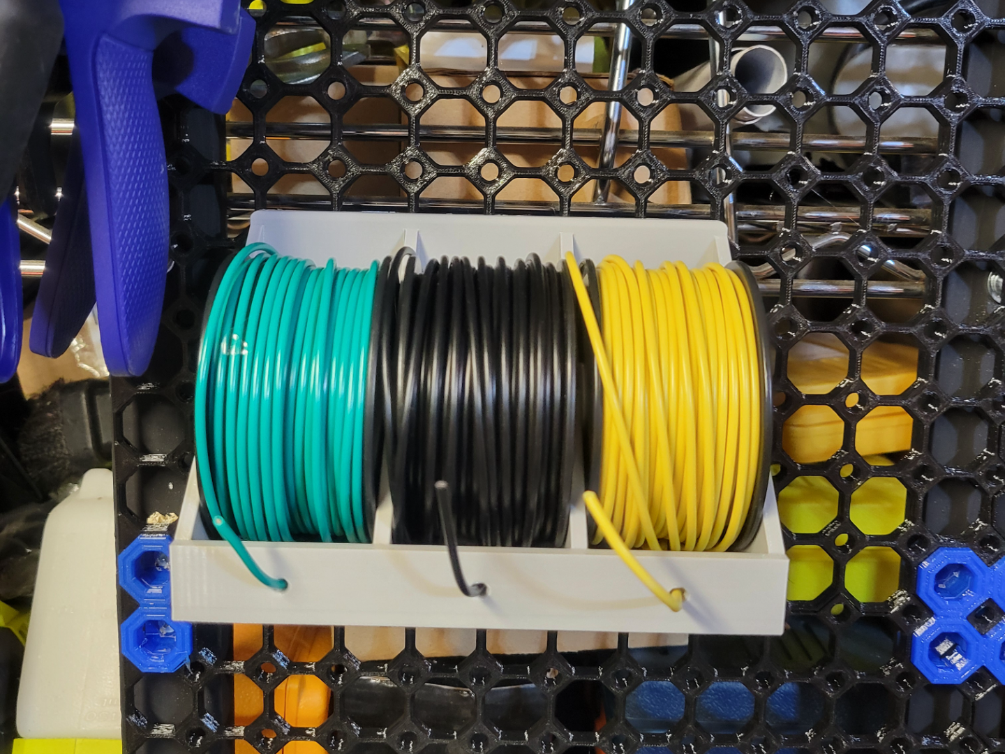 Customizable Wire Spool Holder, Mountable 